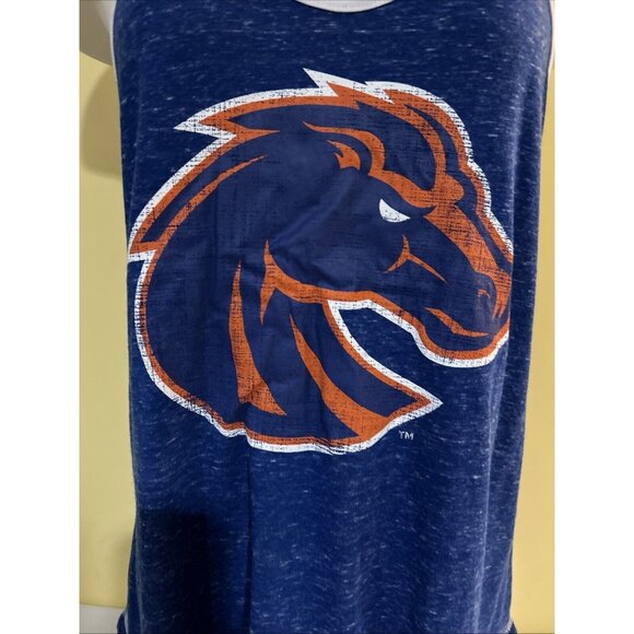 NEW Boise State University BSU Broncos Colosseum Blue Tank Top Shirt Women's M - Picture 2 of 5